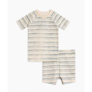 Colored Organics Baby Boy Jammie Wave Set